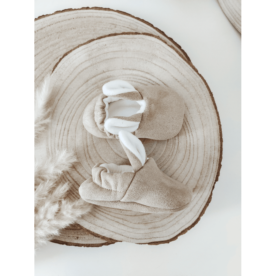 Tiffany Couture-Babyschuhe - Beige (12-18M) – Bild 1