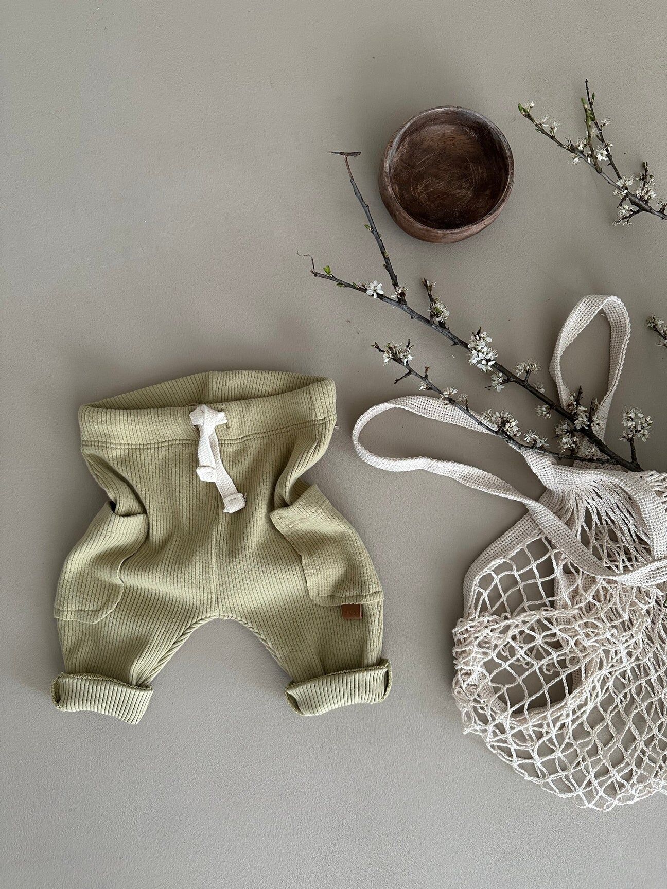 Soft Rib Leggings|Sage – Bild 1