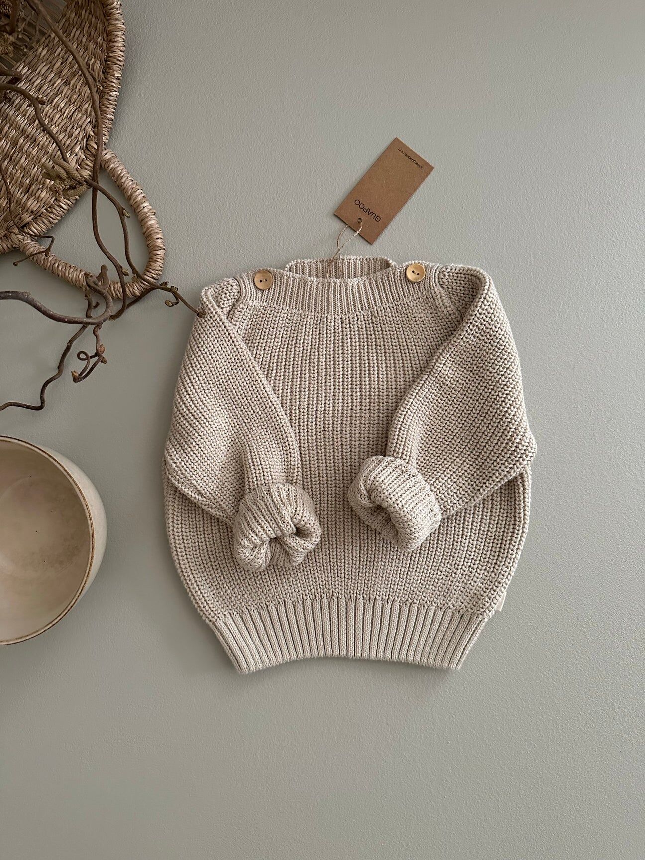 Chunky Sweater|Cream Hauptbild