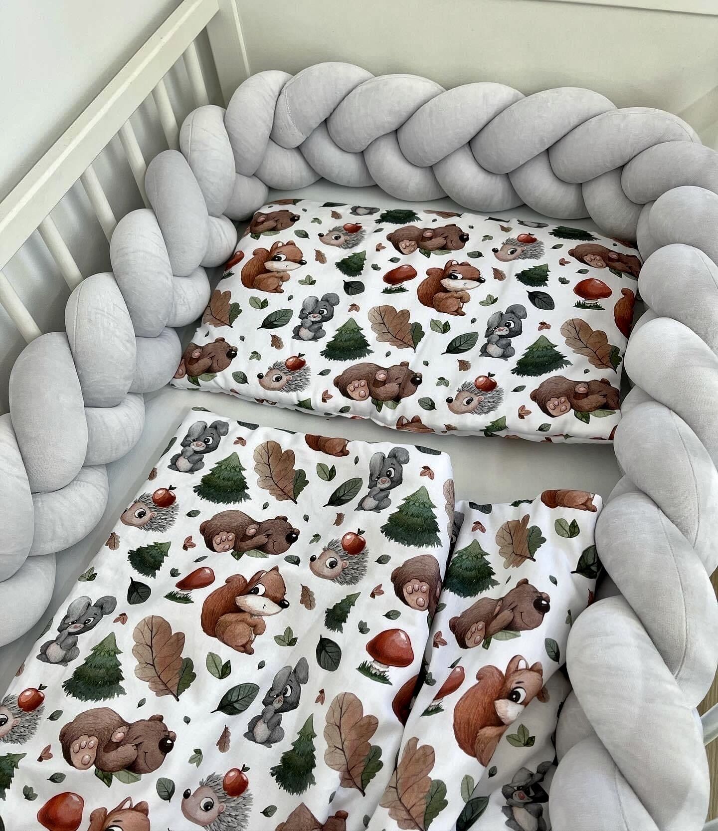 Bettschlange Velours – Geflochten |410 cm|Grau Hauptbild