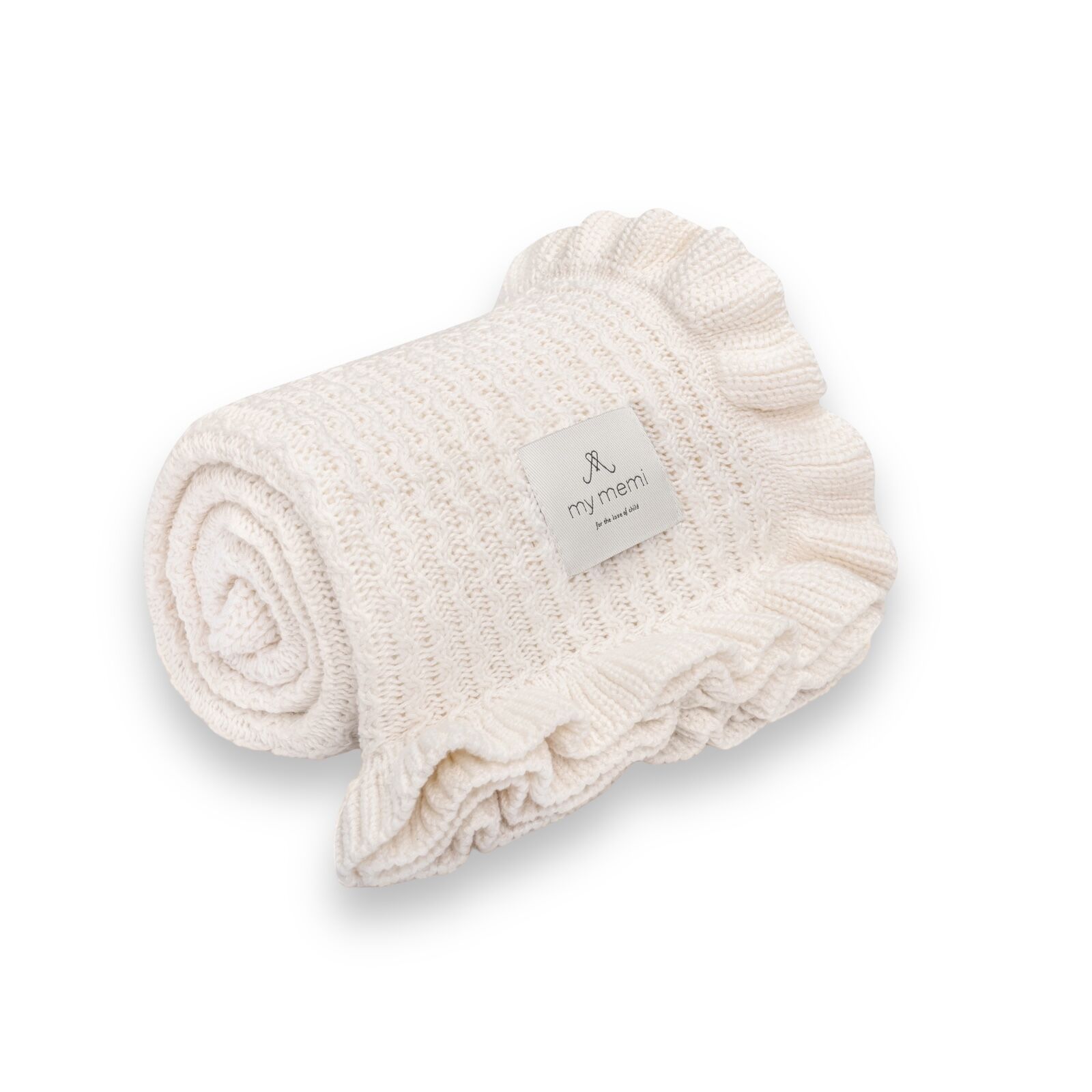 MY MEMI | Bambus Decke Frill | Cream Hauptbild