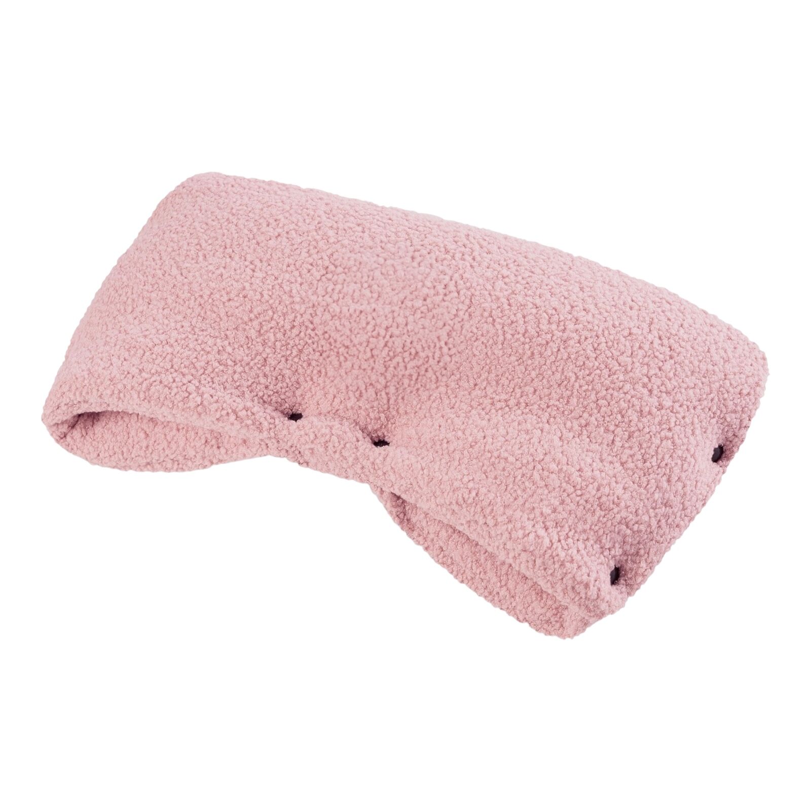 Handwärmer Kinderwagen aus Alpaka-Bouclé –Rosa Hauptbild