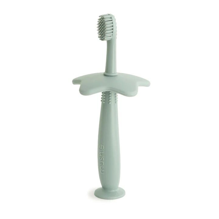 Mushie Training Zahnbürste Cambridge Blue Hauptbild