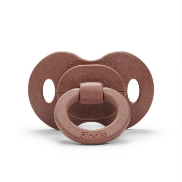 Elodie Bamboo Pacifier 3+ Months Burned Clay - Image 1
