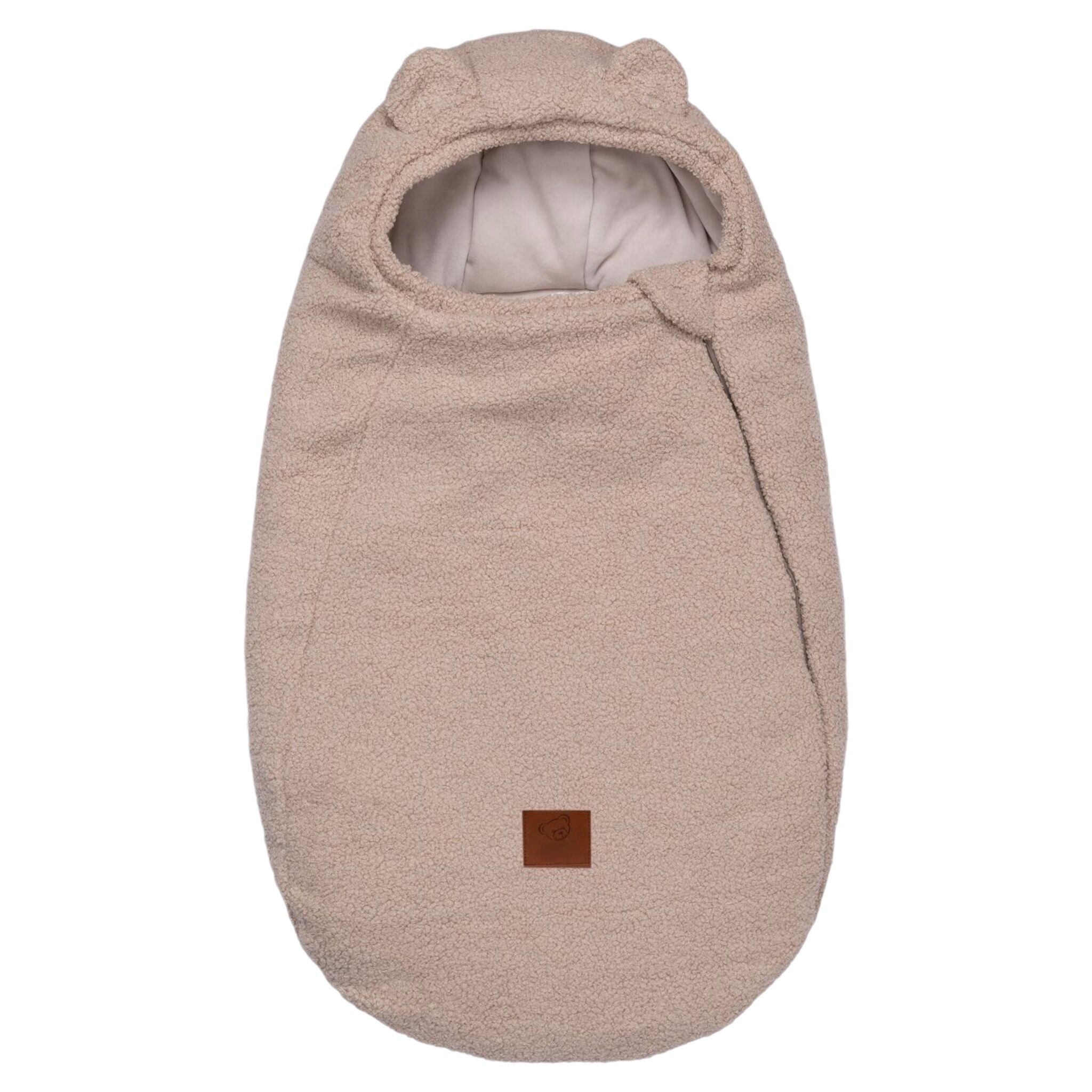 Alpaka Beige Fusssack – Bild 1