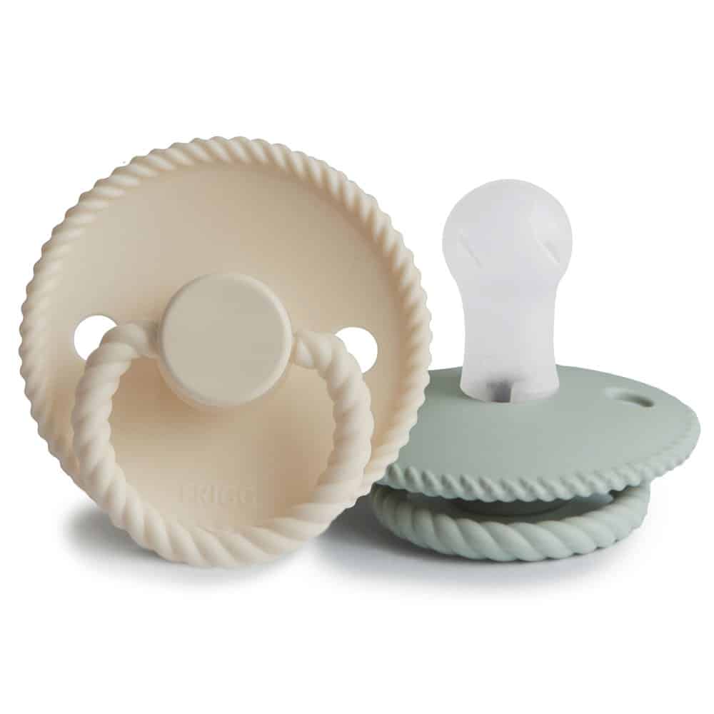 FRIGG - 2Pack Schnuller Cream-Sage - 0-6M - Image 1