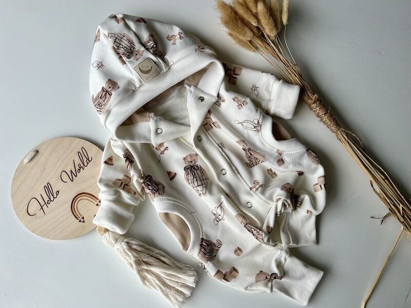 Jumpsuit |Premium GOTS Baumwolle|Teddy's – Bild 1