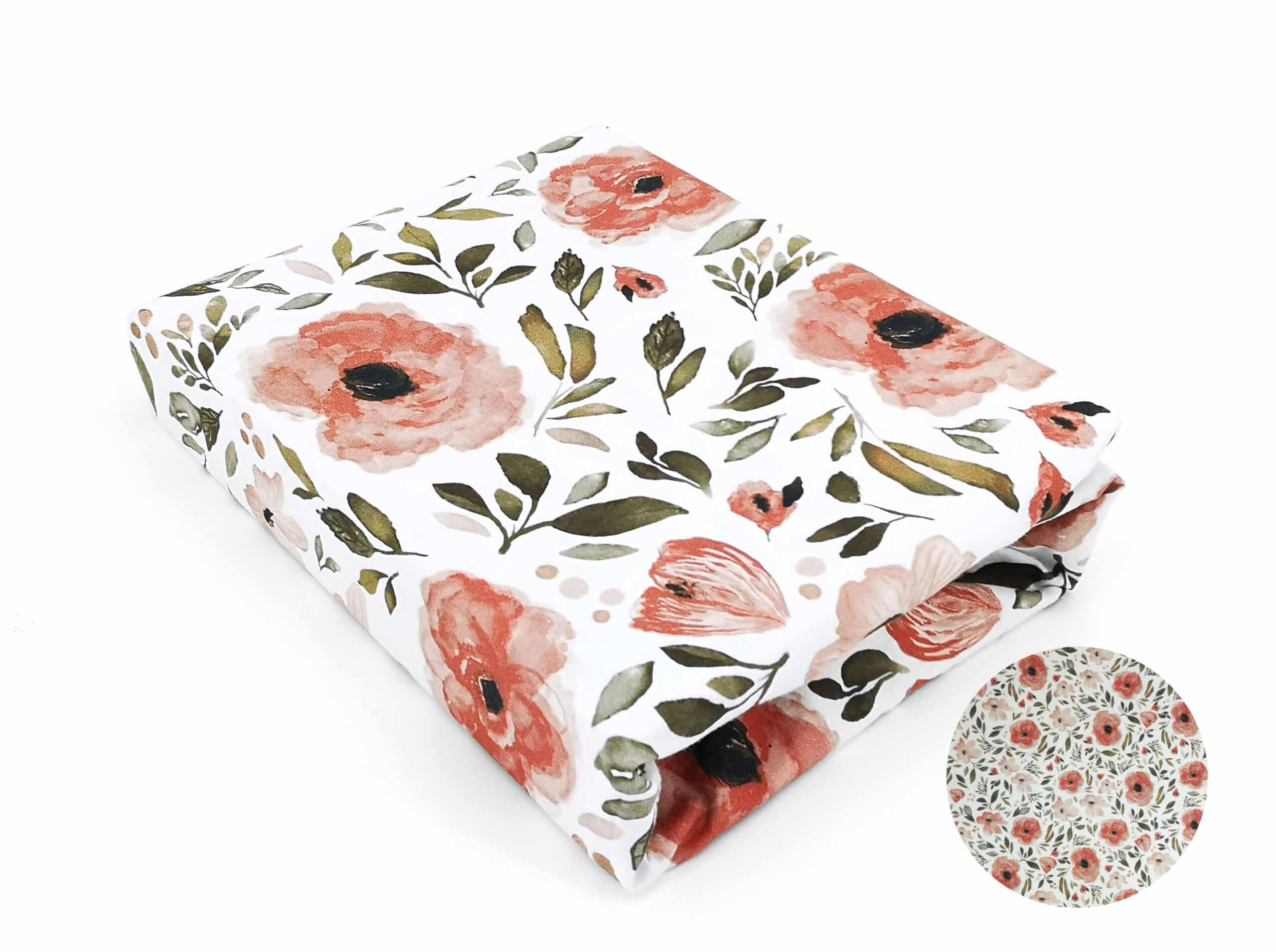 2-piece set fitted sheet and pillowcase Begonia Flower - Image 1