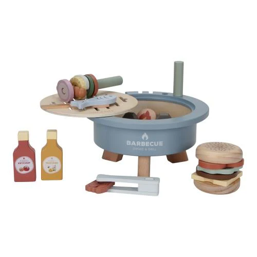 FSC-certified wooden BBQ set - Image 1