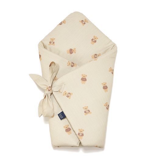La Millou Baby Bear Swaddle Blanket - Image 1